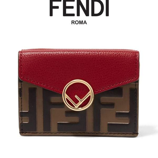 FENDI 財布偽物 F is Fendi コンパクトな「エフ イズ フェンディ」三つ折り財布 2052621